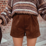 JACKSON BROWN SUEDE SHORT