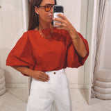 AMARIS RED BLOUSE