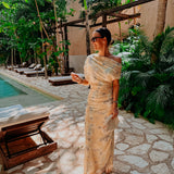 ZOCALO YELLOW TIE DYE DRESS