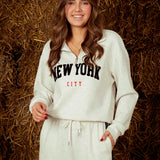 NEW YORK CITY GREY JOGGING SUIT