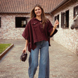 DUSTFALL BURGUNDY SHORTSLEEVE JACKET