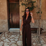 INVIERNO BROWN TWO-PIECE SET PRE-ORDER