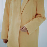 NINA BUTTER YELLOW DIAMOND BLAZER