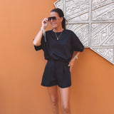 MALLORCA BLACK TWO-PIECE SET