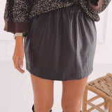 LAURENE BROWN CROCODILE SKIRT