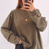 VALERIE KHAKI LONGSLEEVE SHIRT