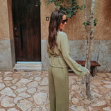 NITIDO KHAKI TWO-PIECE SET
