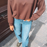 XANTHE BROWN MUSTHAVE SWEATER