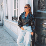 HAISLEY BLACK LEATHER JACKET