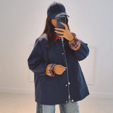 LENORA DARK BLUE ZIP JACKET