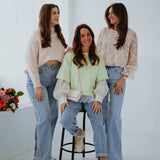 AMINA PISTACHIO GREEN SWEATER