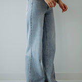 BLUE WIDE LEG JEANS 9136-4