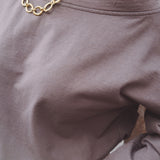 MELINA BROWN LONGSLEEVE SHIRT