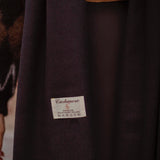 COSY SEASON BLACK SCARF