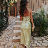 MAREA MINT GREEN FLOWER DRESS