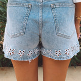 BLUE DENIM SHORT 7396