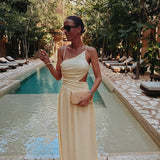 SORAYA YELLOW CUT-OUT DRESS