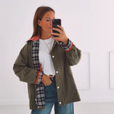 LENORA KHAKI ZIP JACKET