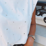 MORRIN WHITE STUDS TOP
