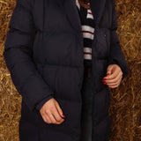 MARLENE DARK BLUE PUFFER JACKET