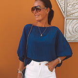 SALOU BLUE BLOUSE