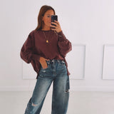 ORLANDO BORDEAUX SWEATER