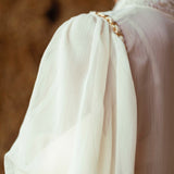 MONROE ECRU LACE BLOUSE