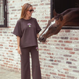 AMOUR TOUJOURS BROWN COMFY TWO-PIECE SET