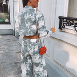 DARK GREY MARBLE JACKET