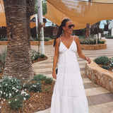 MOJACAR WHITE MAXI DRESS