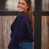 REESE DARK BLUE SOFT T-SHIRT