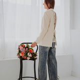 SOPHIE BEIGE LACE BLAZER