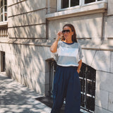 MARTHA BLUE CARGO BALLOON PANTS