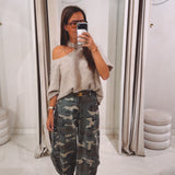 ARMY KHAKI BALLOON PANTS