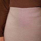 RACHEL BROWN PIED DE POULE SKORT