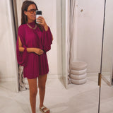 XENIA MAGENTA DRESS