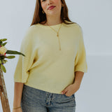 JOLIEN YELLOW SPRING SWEATER
