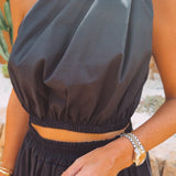 BELLISSIMA BLACK TWO-PIECE SET