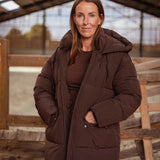 CALLOWAY BROWN PUFFER JACKET