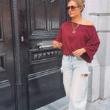 LIVARA BORDEAUX SWEATER