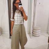 NELIA TAUPE BALLOON PANTS