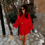 BURN BABY RED DRESS