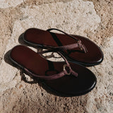 BRAVIO BROWN SLIPPERS