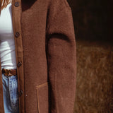 MERLENE BROWN TEDDY COAT