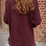 TORONTO BURGUNDY SUEDE BLAZER