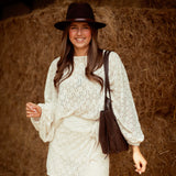 WREN ECRU TWO-PIECE SET