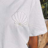SHELL ESCAPE WHITE T-SHIRT
