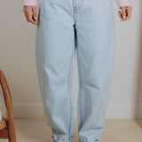 LIGHT BLUE BALLOON JEANS 3216-5