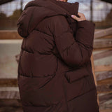 CALLOWAY BROWN PUFFER JACKET