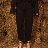 BLACK BALLOON JEANS 612-GF-1